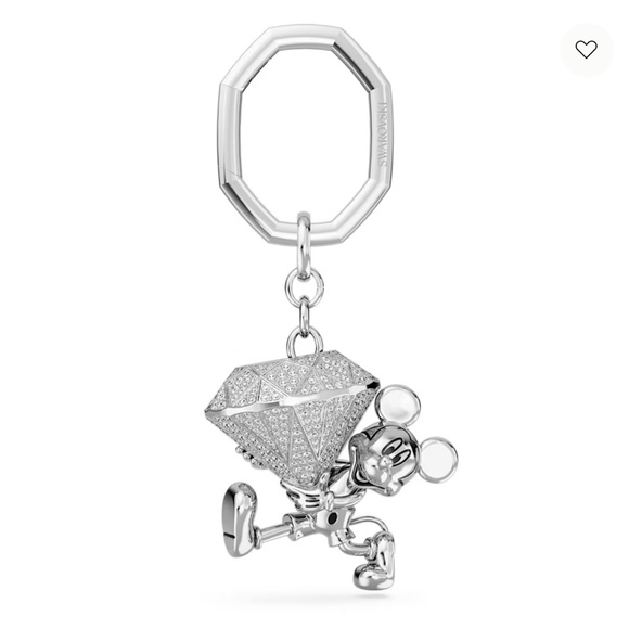 New!!!  SWAROVSKI Disney Mickey Mouse Key Ring Disney100 Collection - Picture 1 of 3